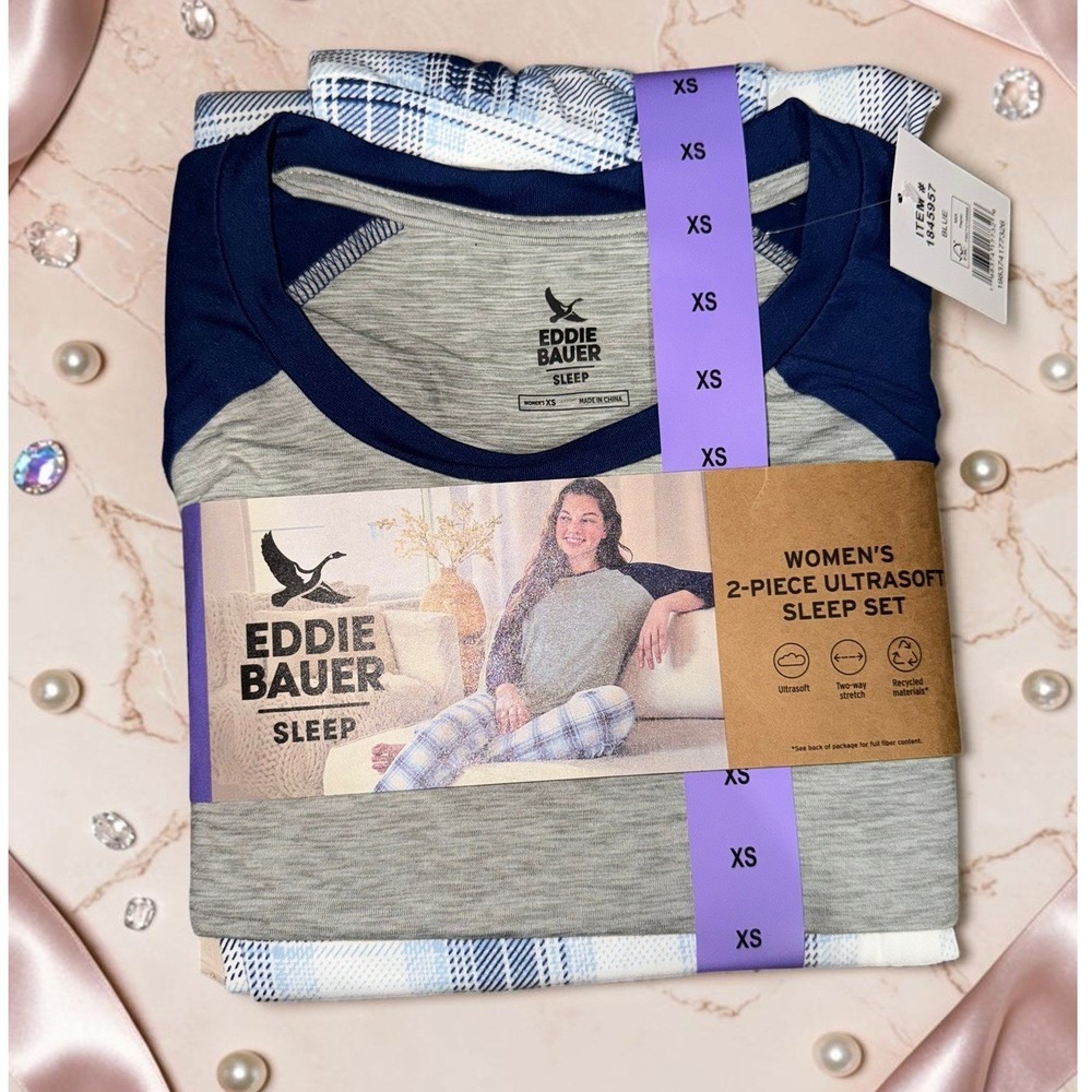 Eddie Bauer - Womens 2-Piece Ultrasoft Sleep Set - Size XS